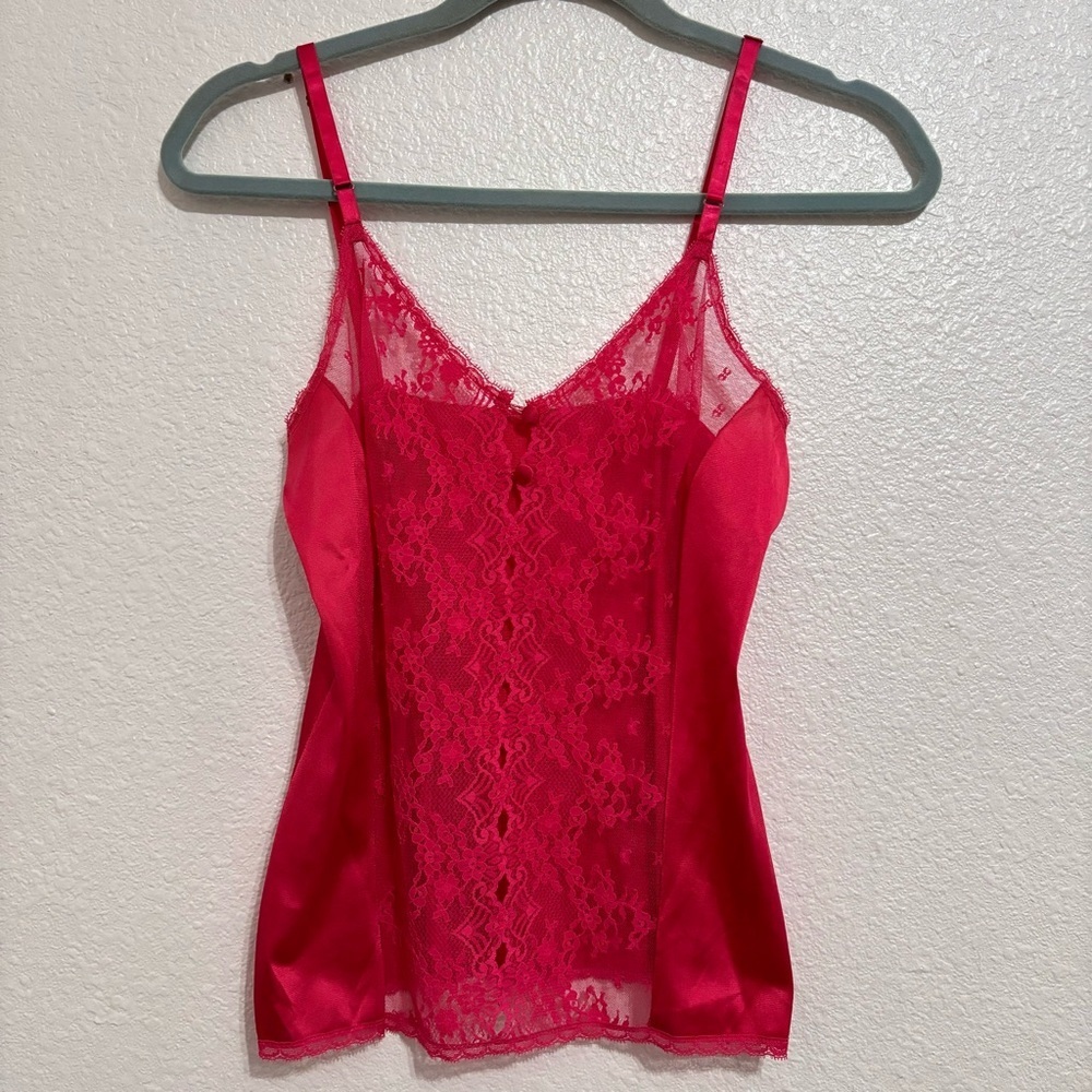 Vanity Fair | vintage satin lace lingerie tank